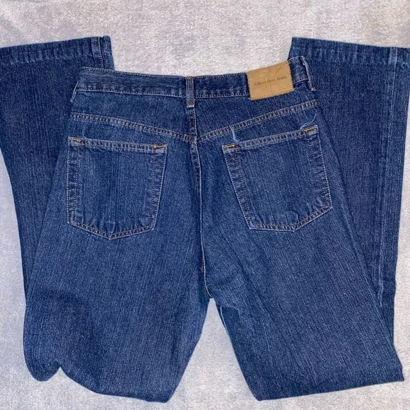 Calvin Klein Vintage Women’s Dark Wash High Waisted Mom Jeans Blue Size 9 - Picture 7 of 9